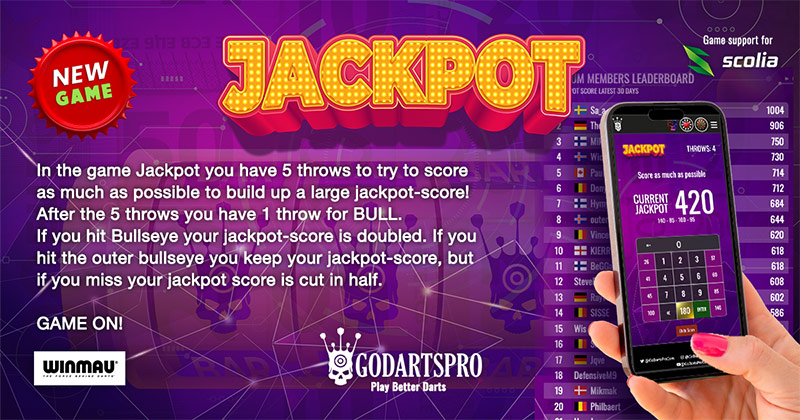 Jackpot darts game